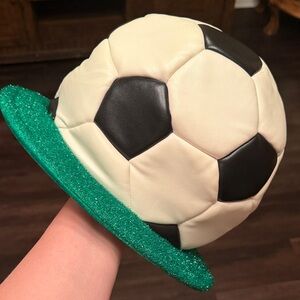 Soccer Ball Cap with Adjustable Band